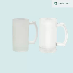 Personalizes glass beer mug 16oz